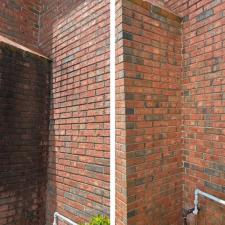 Brick chimney before and after